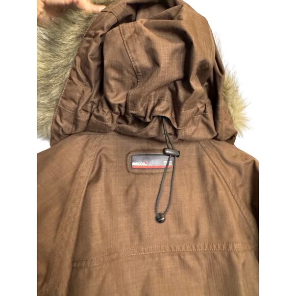 Volcom Women’s Snowboard Jacket & Pants Set Small Brown Y2K Vintage - Picture 12 of 15